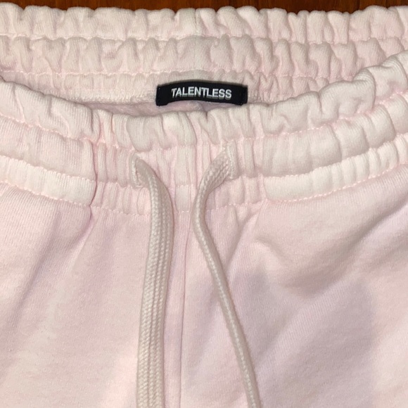 Talentless Baby Pink SweatPants - Picture 2 of 3